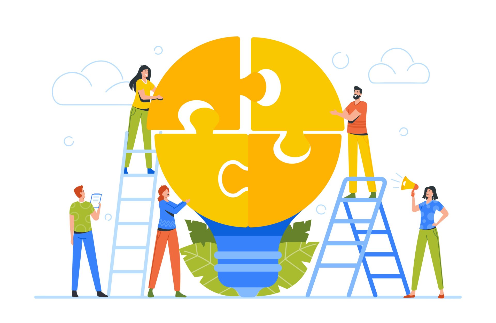 jigsaw puzzle to represent innovation